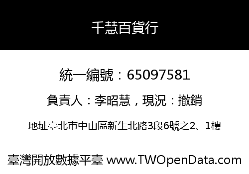 千慧百貨行