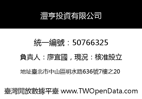 灃亨投資有限公司
