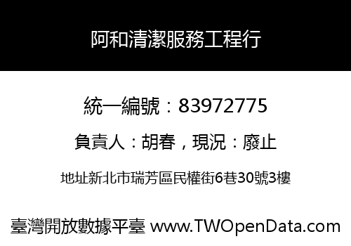 阿和清潔服務工程行