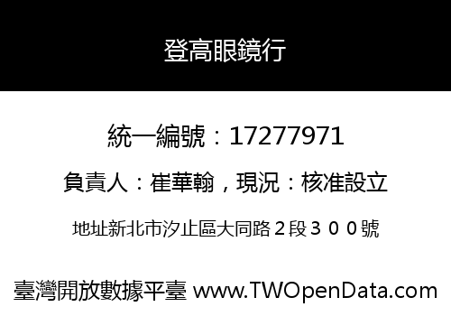 登高眼鏡行
