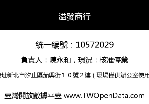 溢發商行