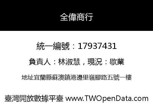 全偉商行