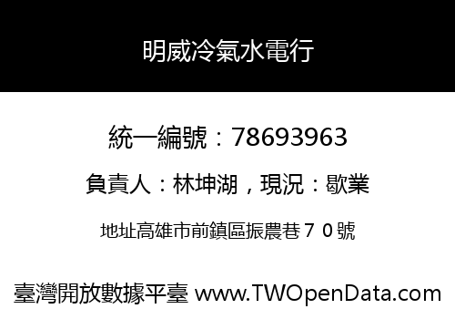 明威冷氣水電行