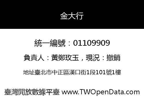 金大行