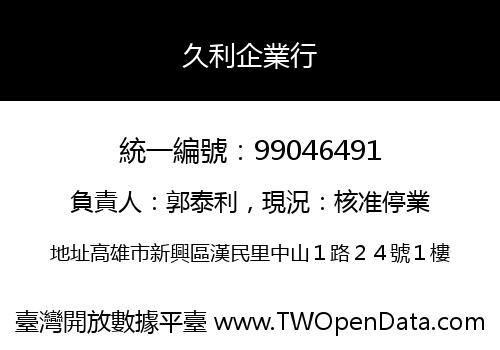 久利企業行