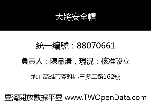 大將安全帽