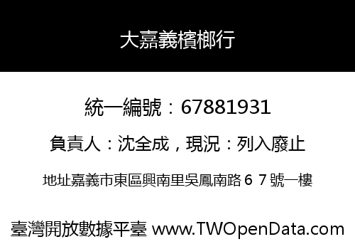 大嘉義檳榔行