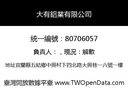 大有鋁業有限公司