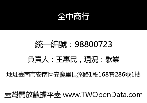 全中商行