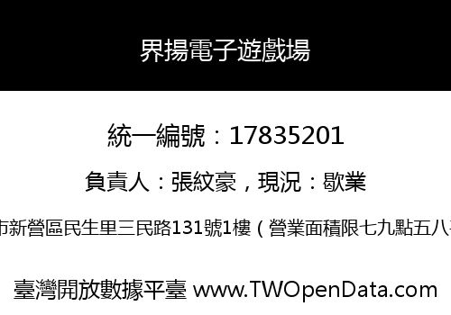 界揚電子遊戲場