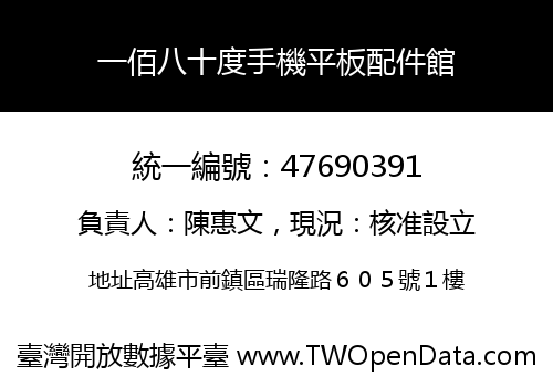 一佰八十度手機平板配件館