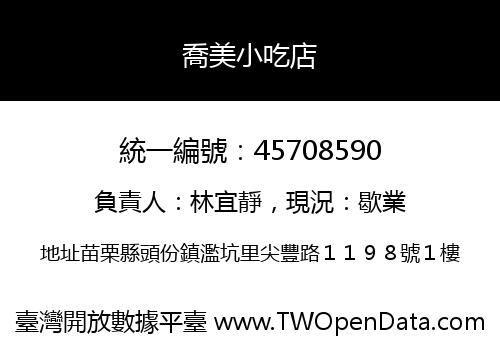 喬美小吃店