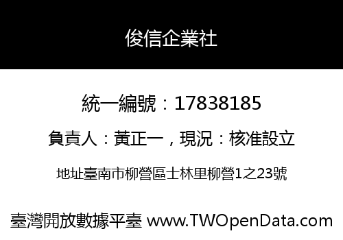 俊信企業社
