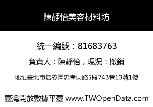 陳靜怡美容材料坊