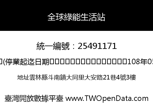 全球綠能生活站