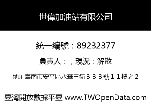 世偉加油站有限公司