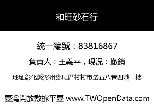 和旺砂石行