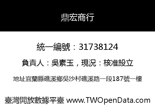 鼎宏商行