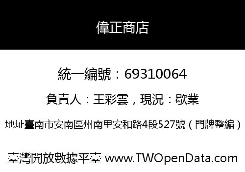 偉正商店