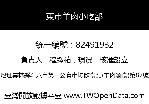 東市羊肉小吃部