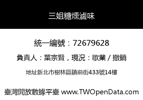 三姐糖燻滷味