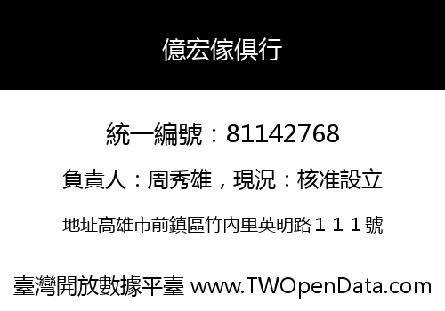 億宏傢俱行