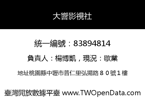 大響影視社