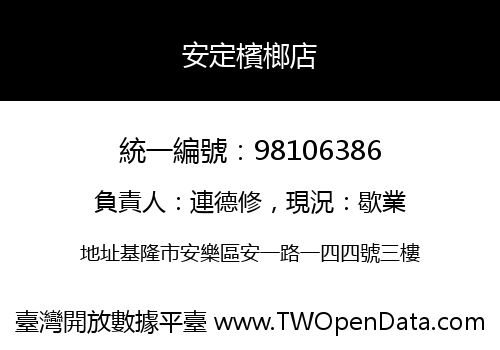 安定檳榔店