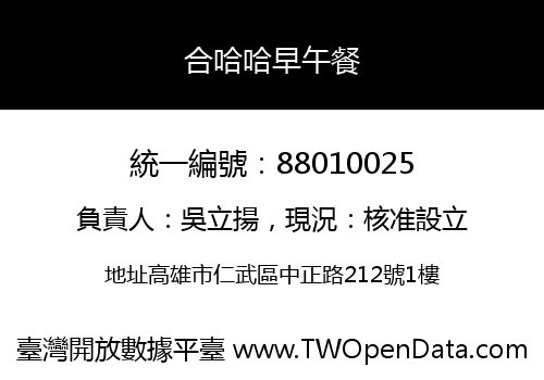 合哈哈早午餐