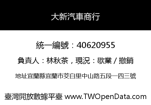 大新汽車商行