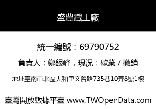 盛豊鐵工廠