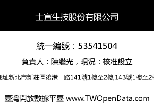 士宣生技股份有限公司