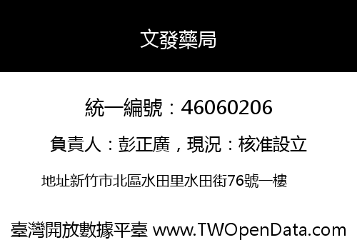 文發藥局
