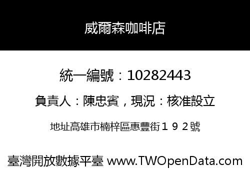 威爾森咖啡店