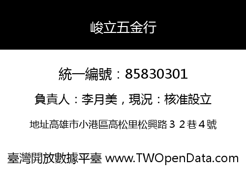 峻立五金行