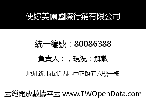 使妳美儷國際行銷有限公司