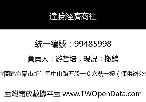 達勝經濟商社