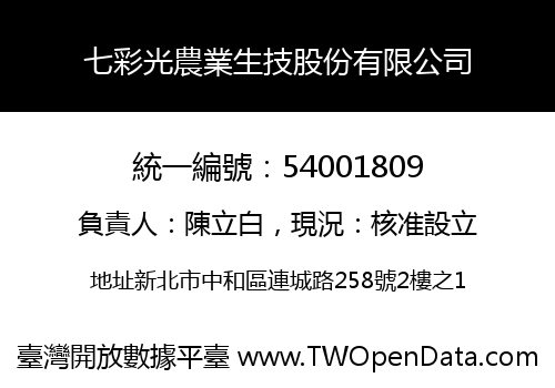 七彩光農業生技股份有限公司