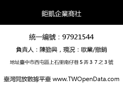 鉅凱企業商社