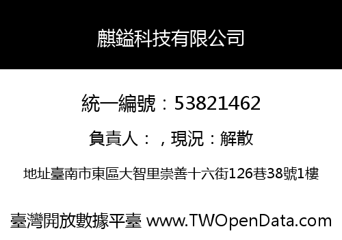 麒鎰科技有限公司