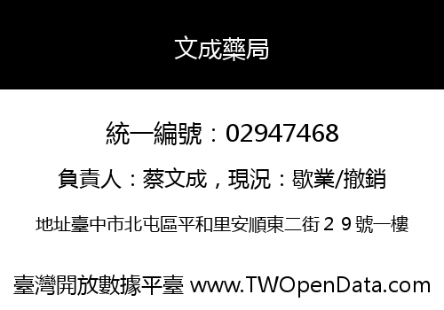 文成藥局