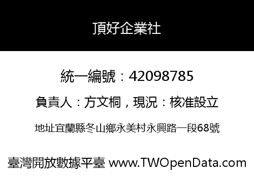 頂好企業社