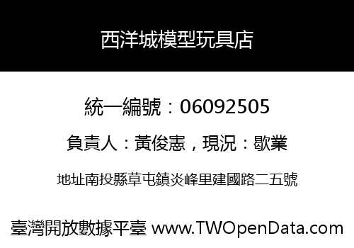西洋城模型玩具店