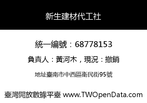 新生建材代工社