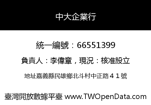 中大企業行