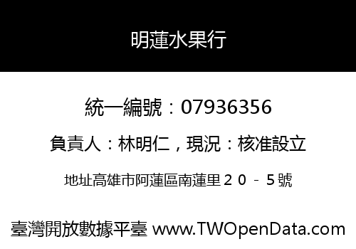 明蓮水果行