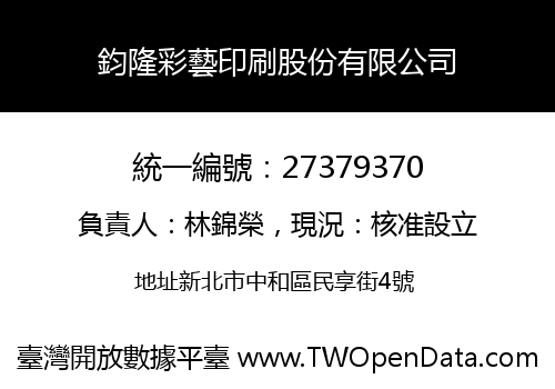 鈞隆彩藝印刷股份有限公司