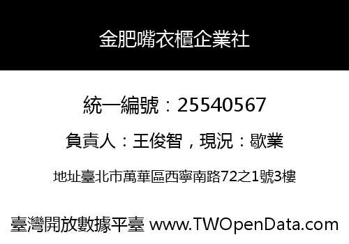 金肥嘴衣櫃企業社