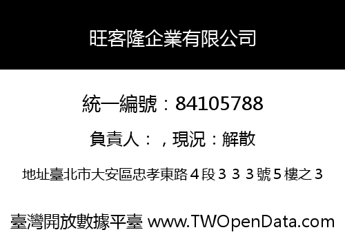 旺客隆企業有限公司