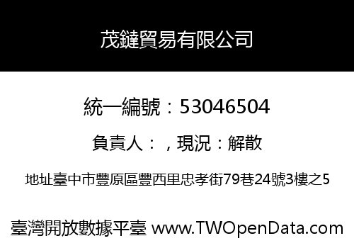 茂鐽貿易有限公司